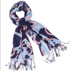 Lilly Pulitzer silk/cashmere Booze cruise Murfee scarf  EUC
